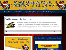 Tablet Screenshot of markkleeberger-carnevals-club.de